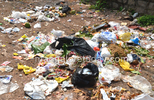 Garbage infront of BJP Office Mangalore